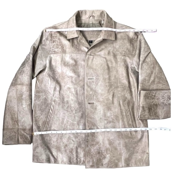 M.Julian Wilsons The Leather Expert Vintage Tan Jacket - Size Large - Picture 13 of 16